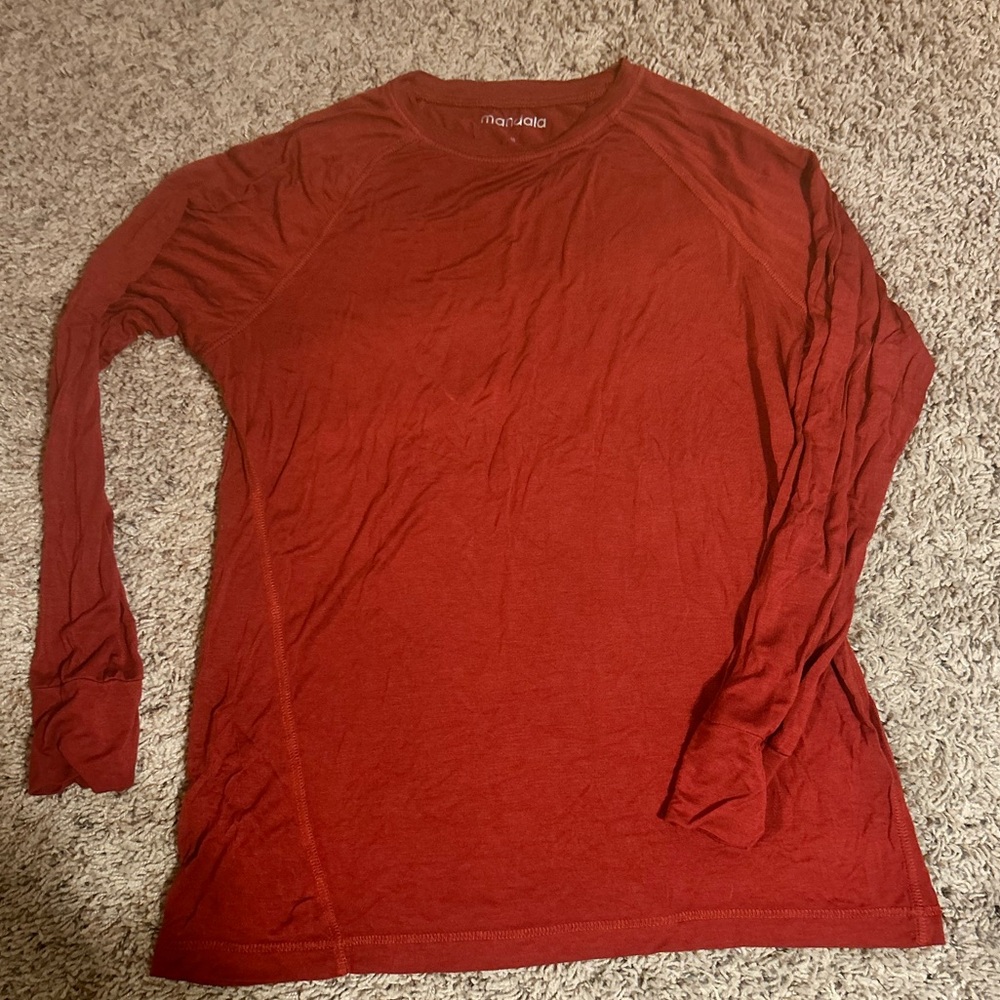 Mandala Scrub Long Sleeve Undershirt Size M